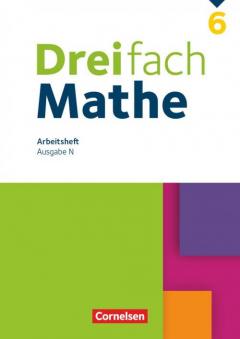 Dreifach Mathe 6. Schuljahr. Niedersachsen - Arbeitsheft mit Lsungen